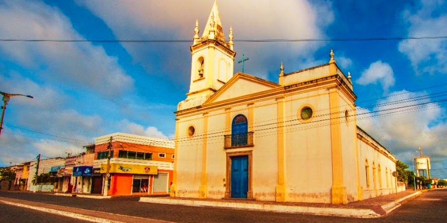 Igreja de Nossa Senhora do Rosário. Aracati-CE. Foto: Luís Reis