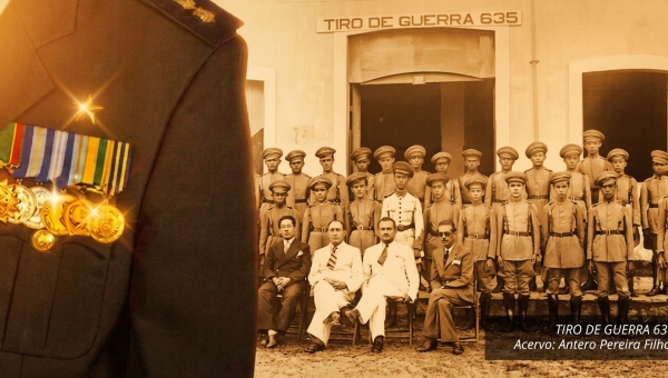 TIRO DE GUERRA 635 (Detalhe). Acervo: Antero Pereira Filho