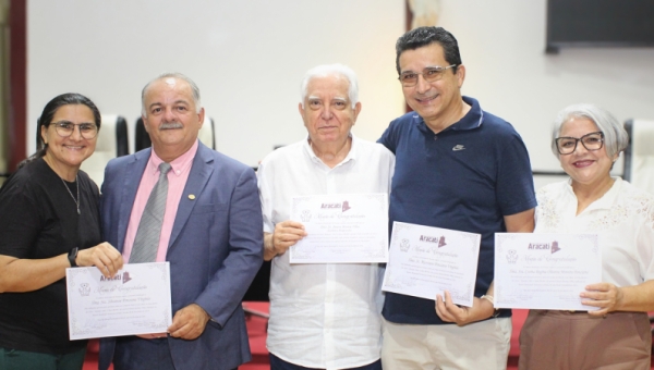 Silvanise Ponciano, Marcos Monteiro, Antero Pereira Filho, Marciano Ponciano e Regina Oliveira. Acervo do Grupo Lua Cheia. Aracati, 26 de fevereiro de 2026.