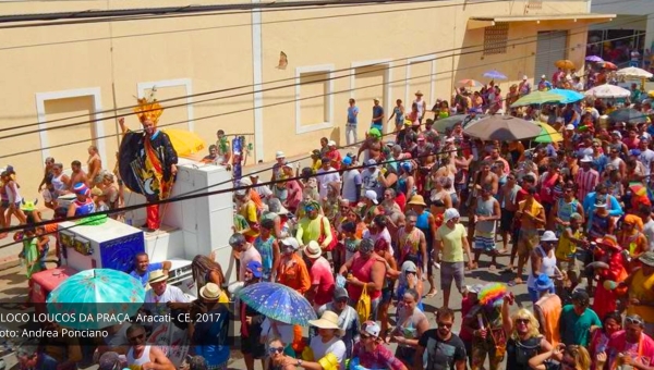 Bloco Loucos da Praça. Aracati, 2017. Foto: Andrea Ponciano